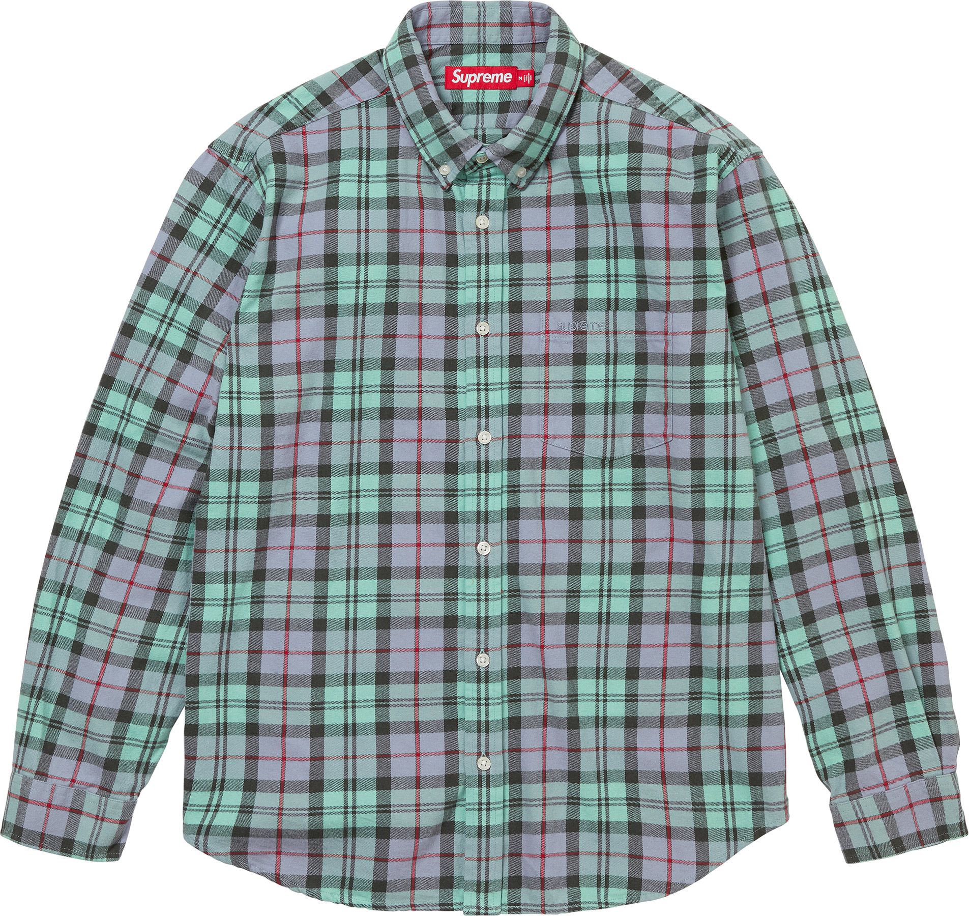 トップス supreme pullover plaid flannel shirt Supreme Pullover Plaid Flannel Shirt (SS23) - $128