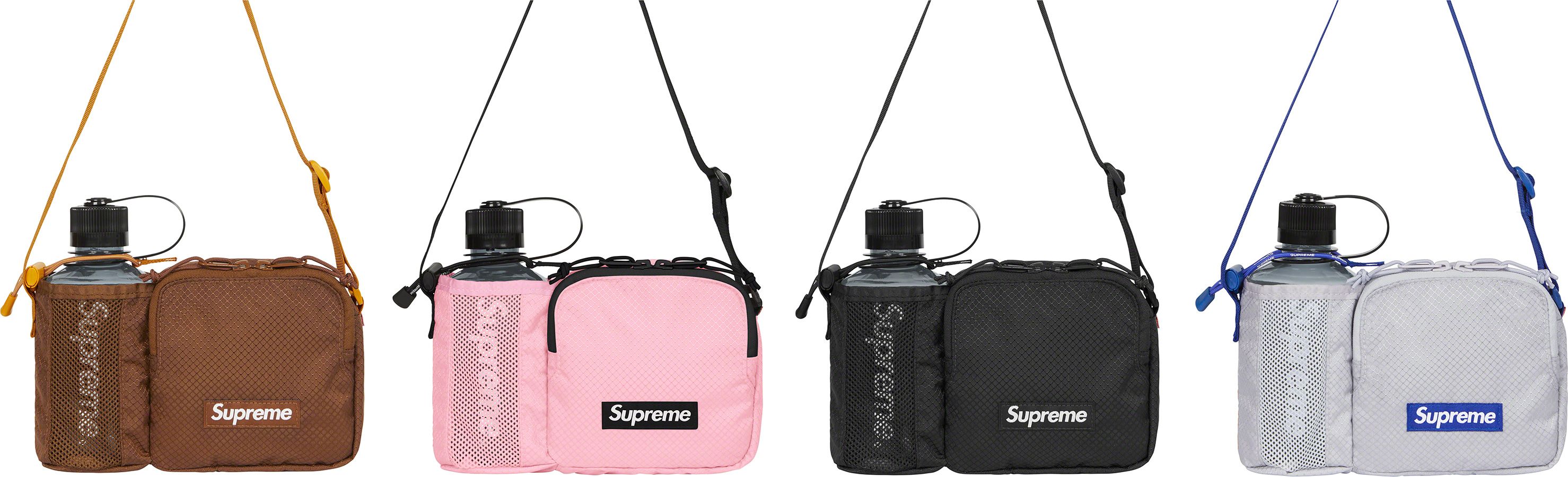 バッグ supreme side bag pouch nalgene SS22 Supreme side bag Shoulder Pink Cordura Water resistant