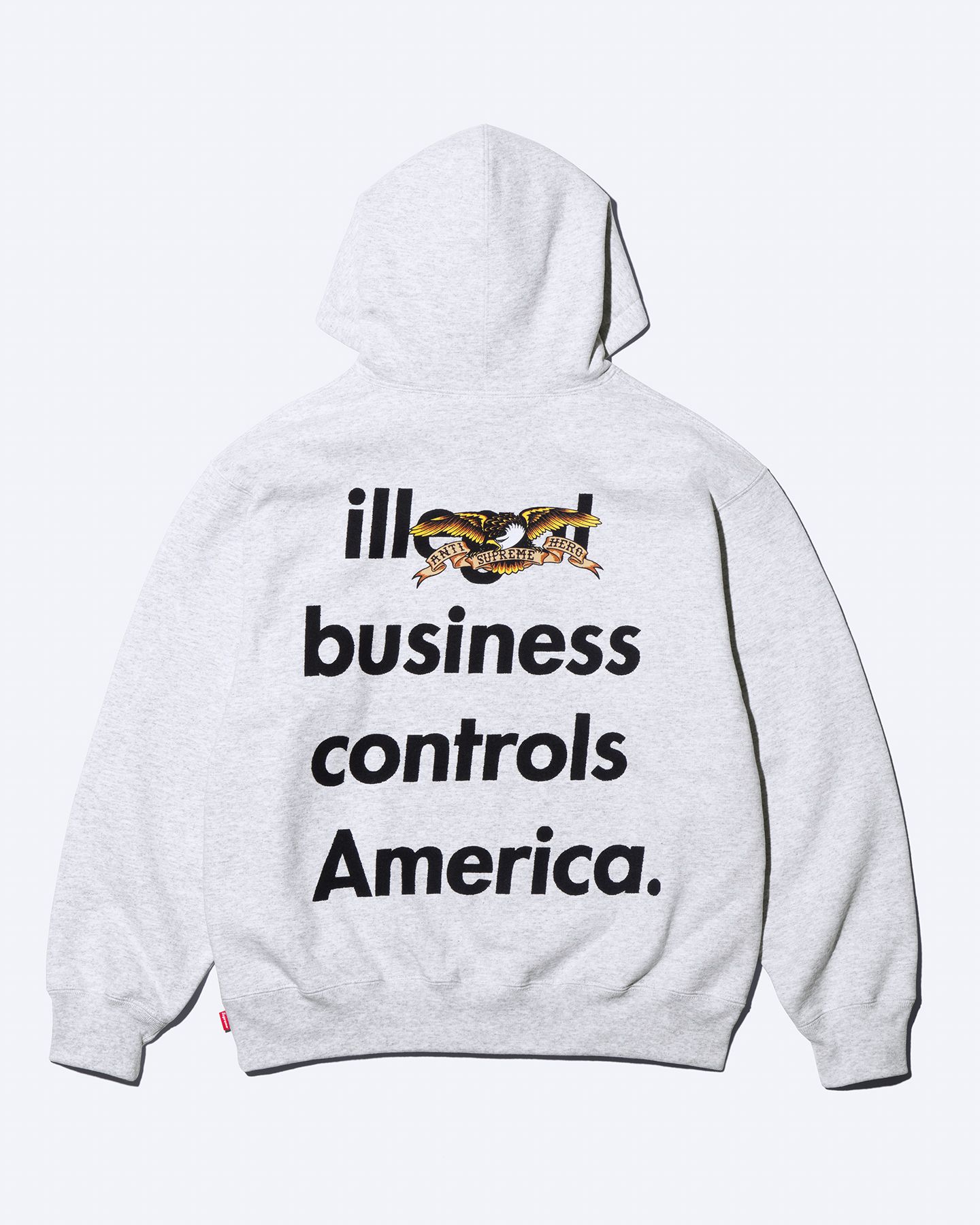 THE NORTH FACE × Supreme antihero 90s Supreme The North Face 800-Fill Half Zip Hooded Pullover Grey