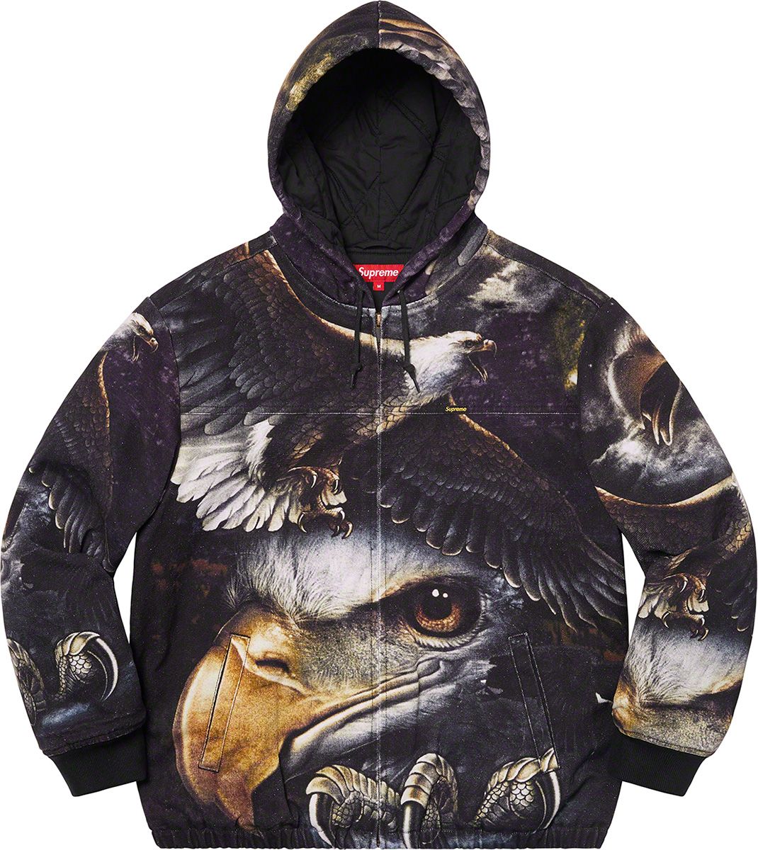 ジャケット・アウター Supreme Hooded Cotton Work Jacket Supreme - Hooded Denim Work Jacket - UG.SHAFT