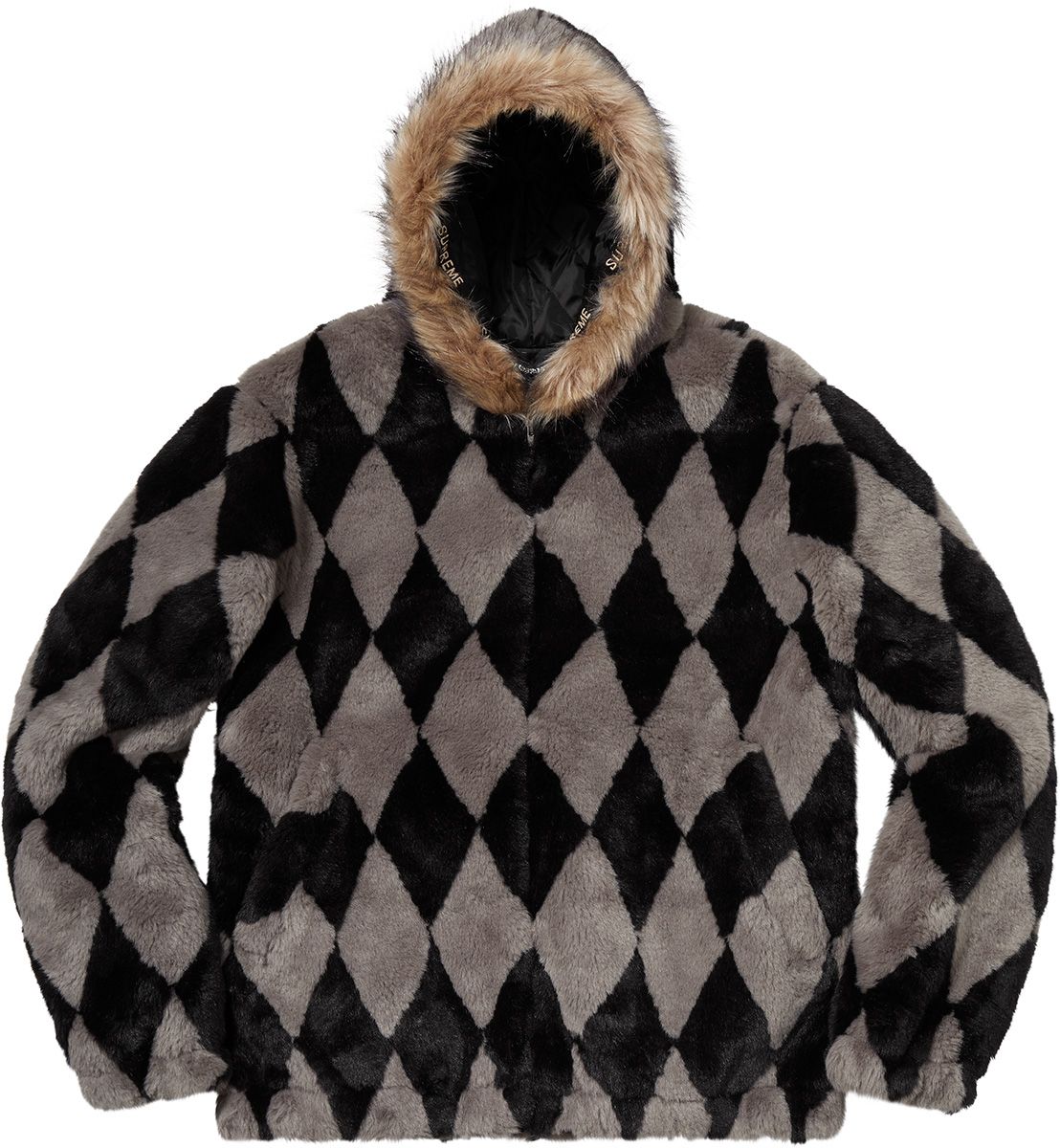 FW18 Supreme Diamond Faux Fur Jacket - ファー ジャケット Fall/Winter 2018 Preview – Supreme