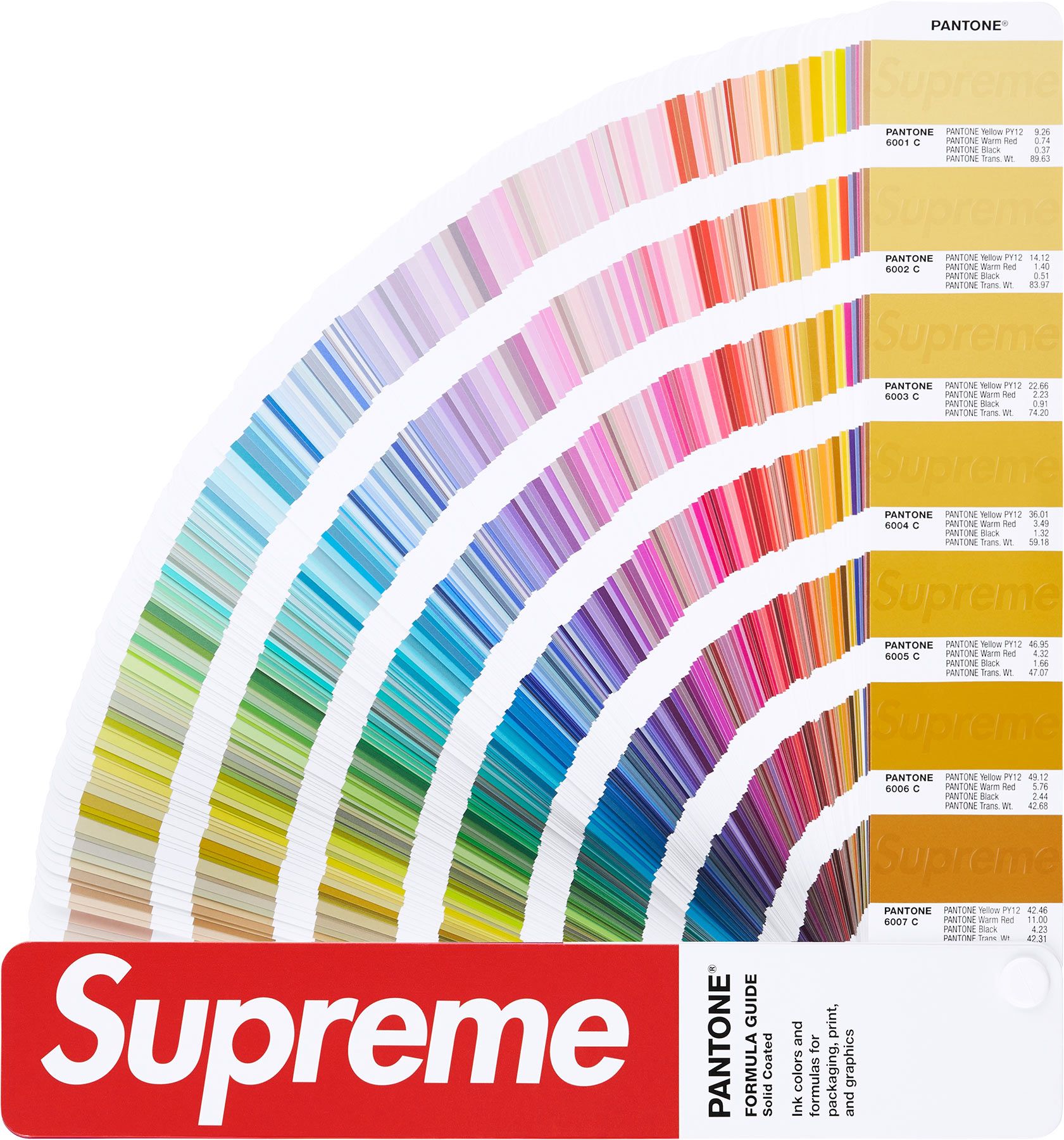 Supreme®/Pantone® Formula Guide Fall/Winter 2024 Preview – Supreme