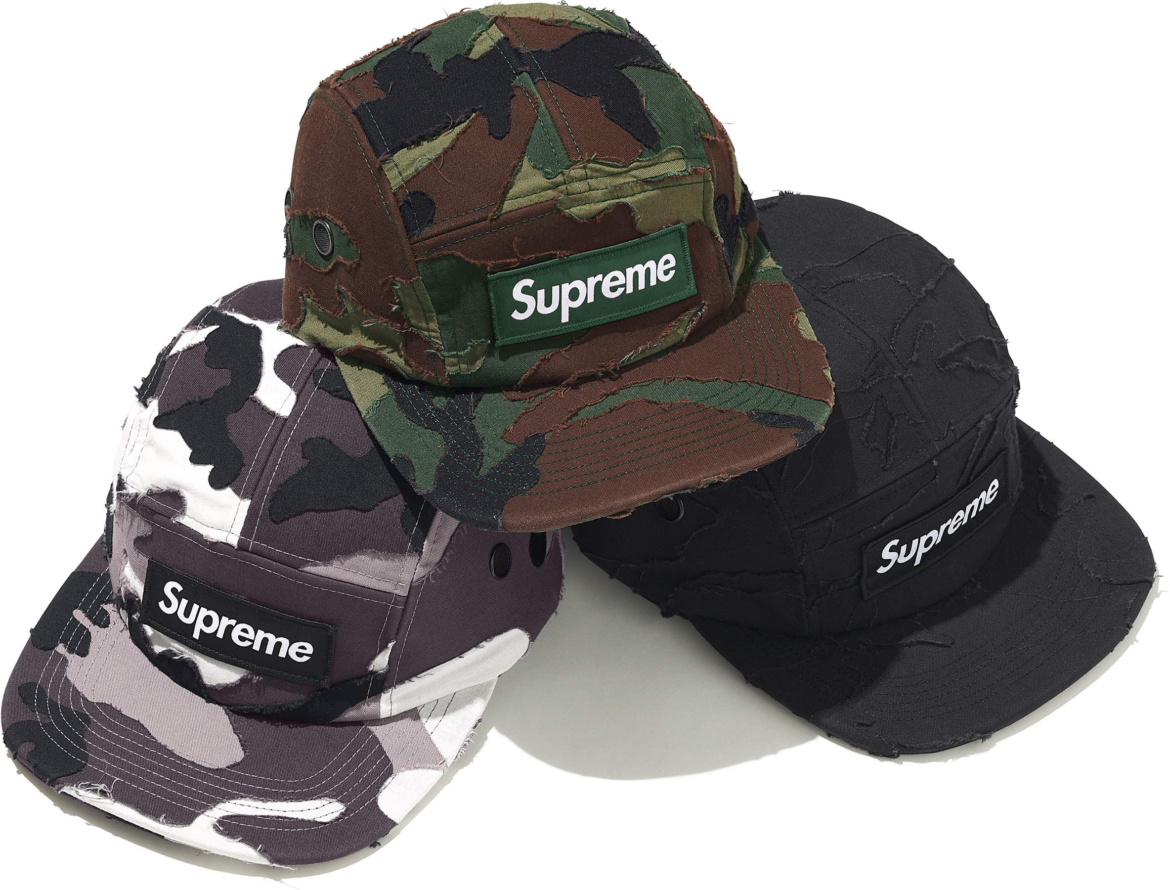 帽子 Bandana Jacquard Denim Camp Cap Supreme Bandana Jacquard Denim Camp Cap (SS25) - $58