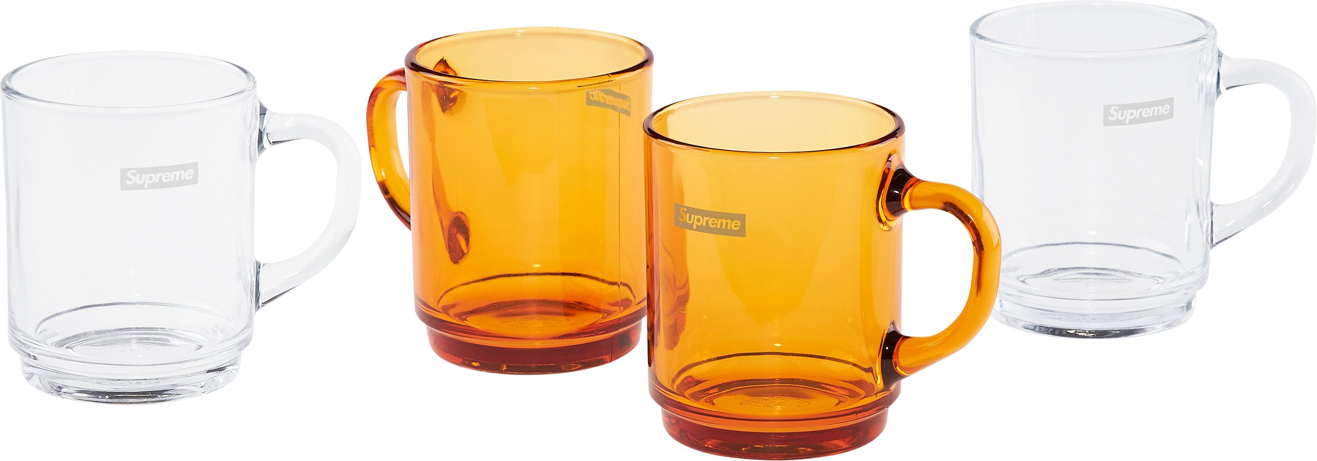 supreme Duralex Glass Mugs バラ2個売り グラス マグ Supreme Duralex Glass Mugs バラ2個売り グラス マグ Supreme