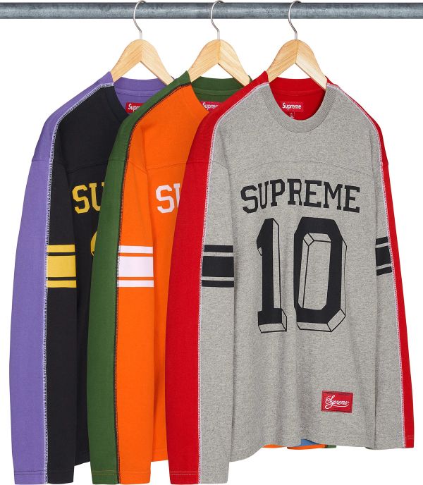 Split L/S Football Top