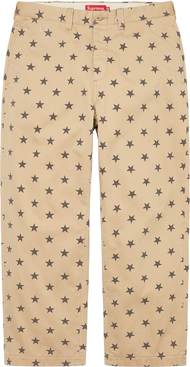 supreme シュプリーム　チノパン　ホワイト　W30 supreme シュプリーム チノパン ホワイト W30 関税込 22SS Week9