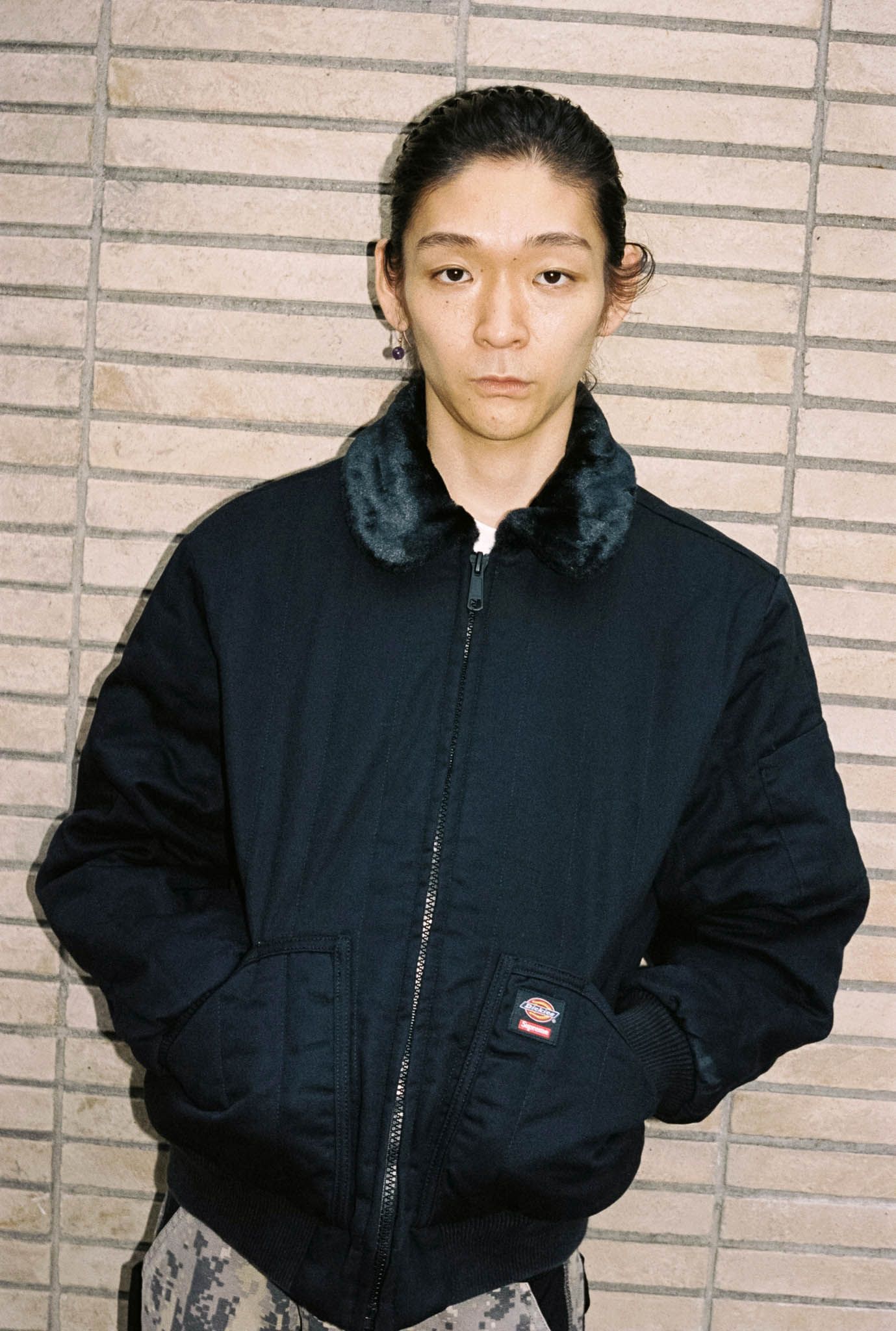 Supreme×dickies fur collar bomber jacket Supreme Dickies Fur Collar Bomber Jacket (FW23) - $228