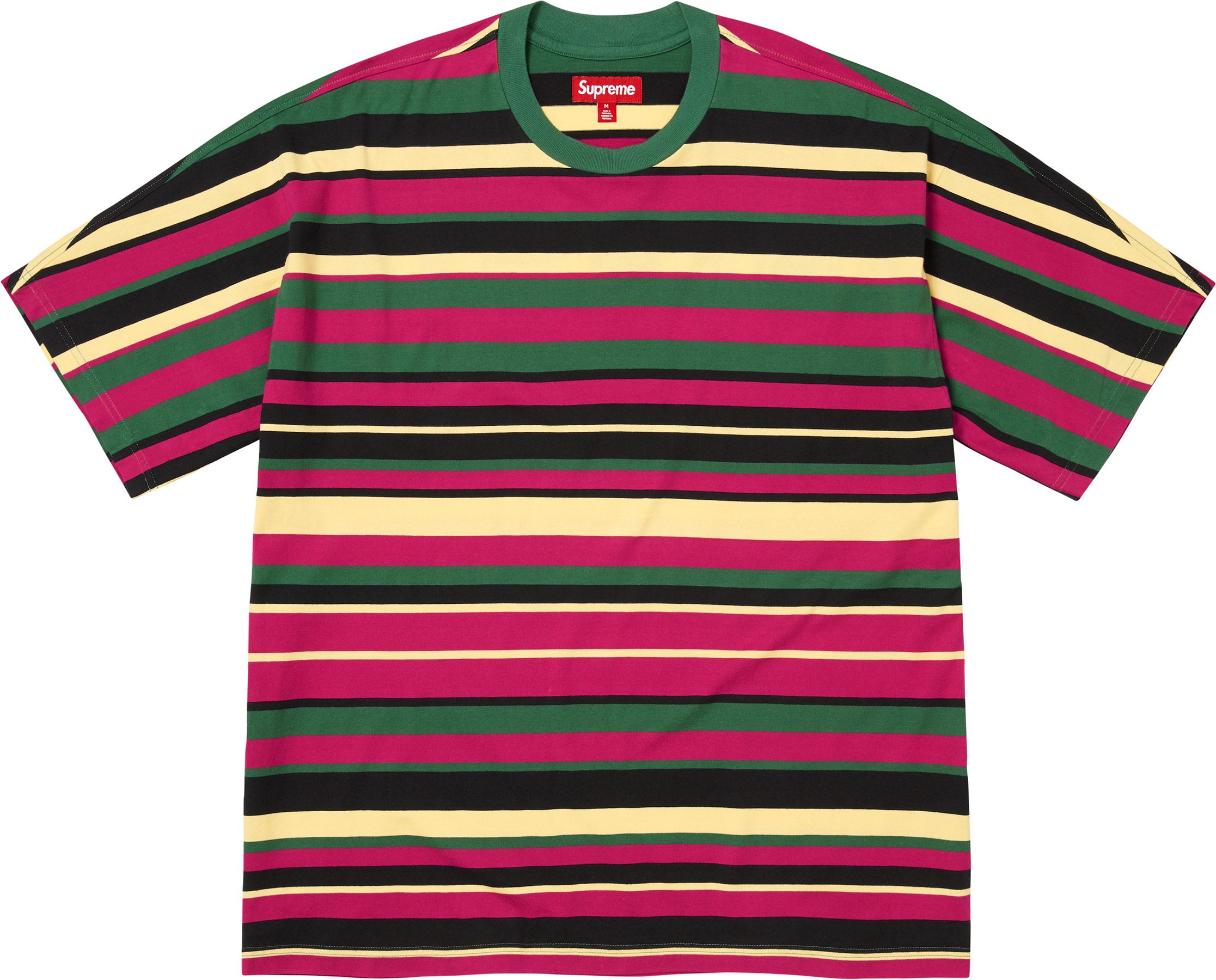 シュプリームインターシャ編みロゴショートスリーブトップスM se1398r SUPREME シュプリーム 22AW Intarsia S/S Top インターシャ