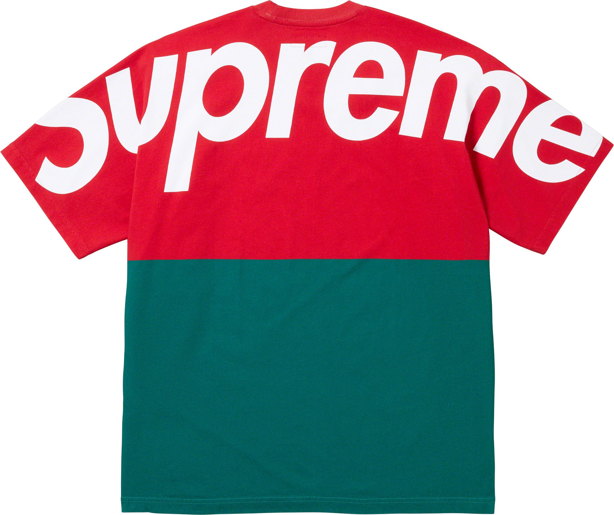 Supreme Split S/S Football Top　S Supreme Split S/S Football Top Green Men's - SS25 - US