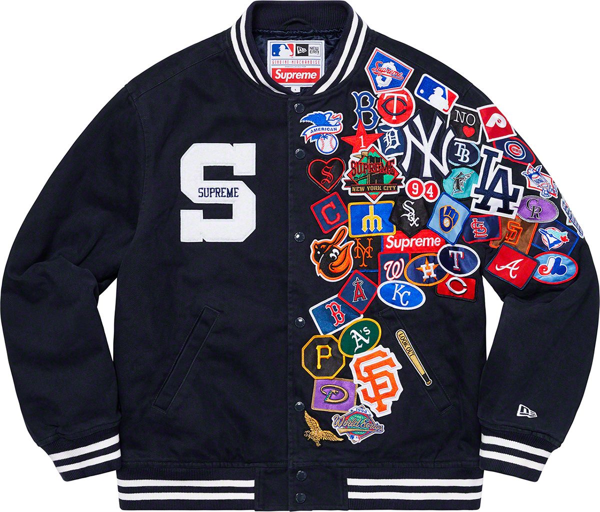 ジャケット・アウター Supreme New Era MLB Varsity Jacket Supreme New Era MLB Varsity Jacket (SS20) - $328