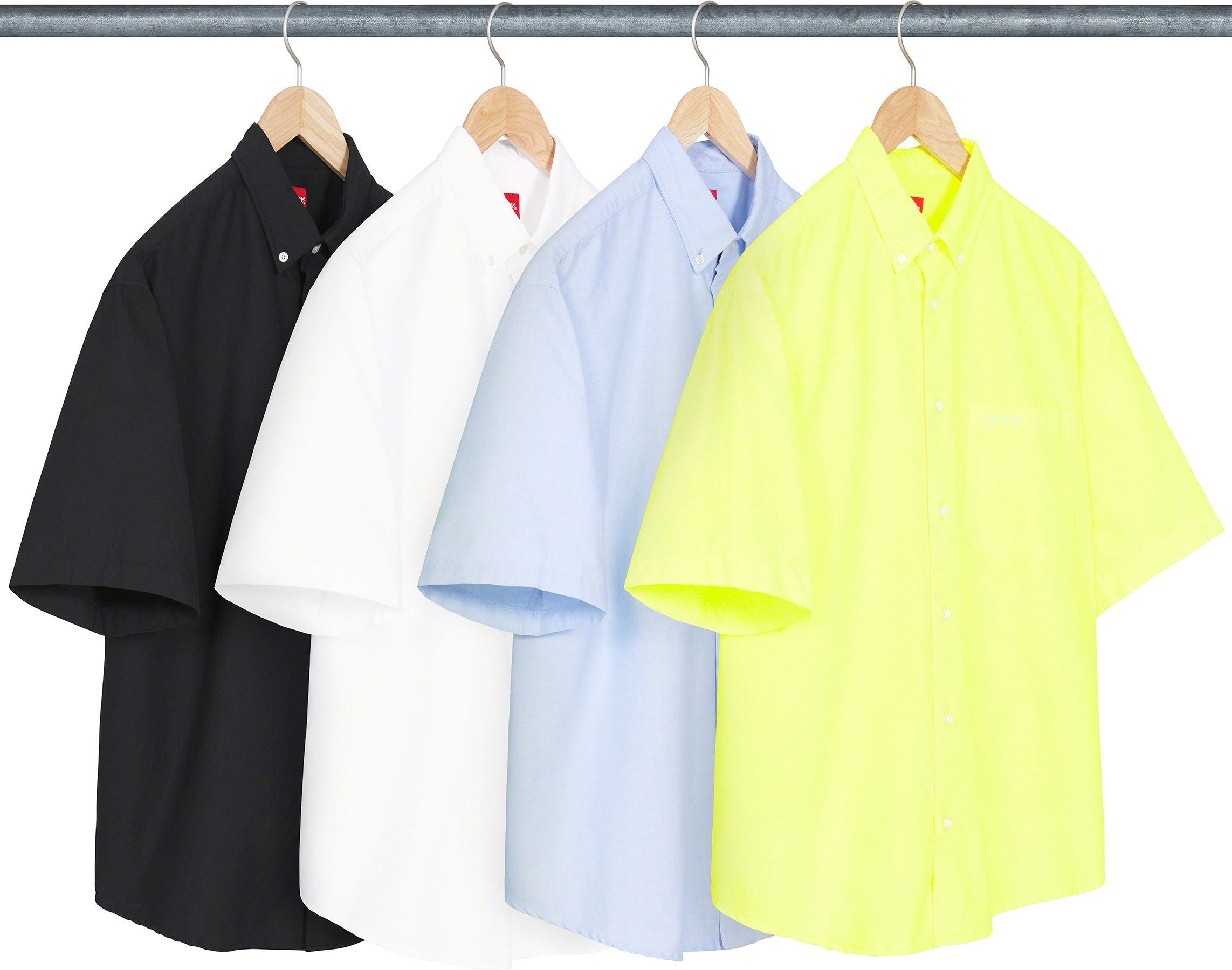 トップス Supreme Loose Fit S/S Oxford Shirt 23ss Supreme Loose Fit S S Oxford Shirt (SS24) - $128
