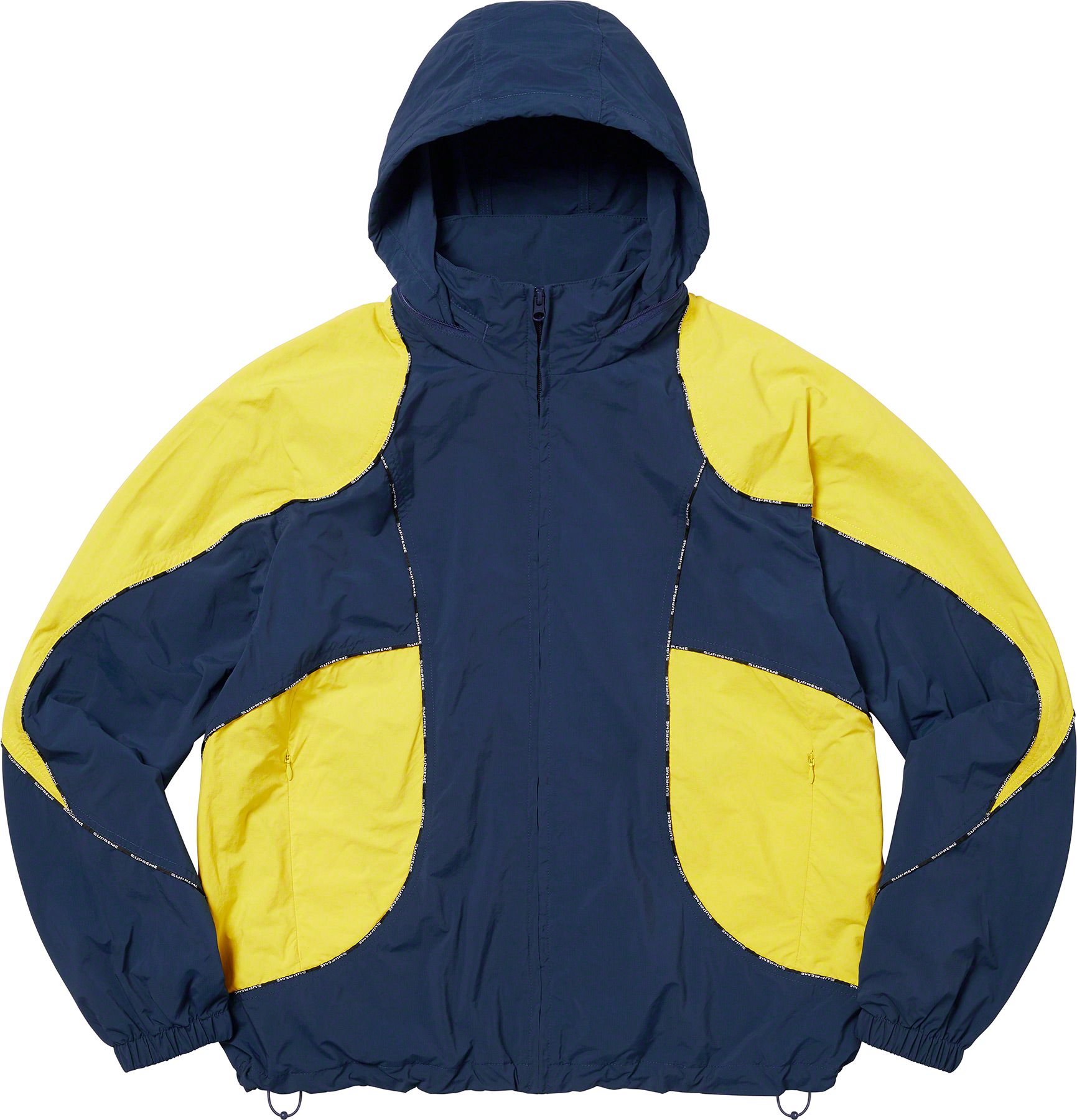 ジャケット・アウター Supreme 23fw Logo Piping Hooded Jacket Supreme Logo Piping Hooded Track Jacket (FW23) - $178