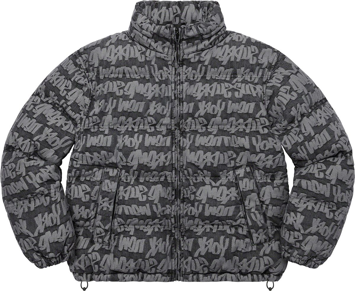 ジャケット・アウター Supreme Fat Tip Jacquard Denim Puffer 166720707_o3.jpg?