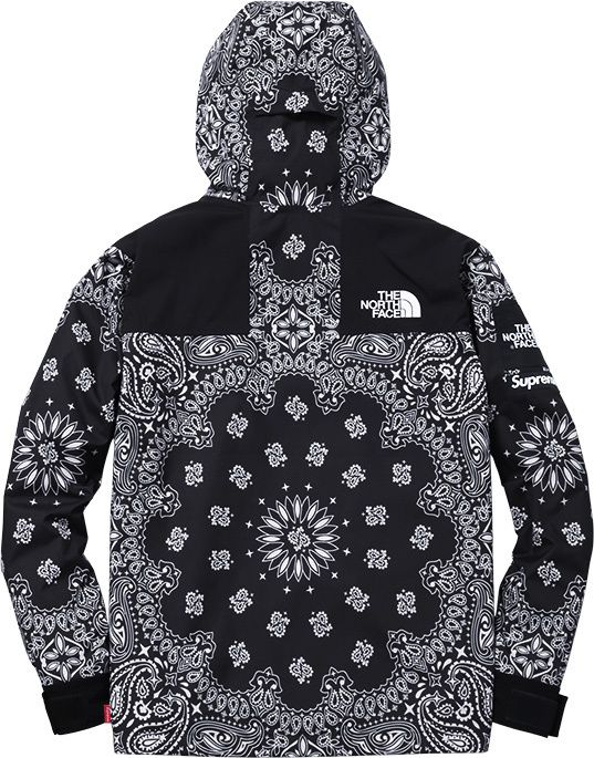 トップス SUPREME THE NORTH FACE Bandana Hooded Supreme The North Face Bandana Hooded Sweatshirt (SS22) - $158