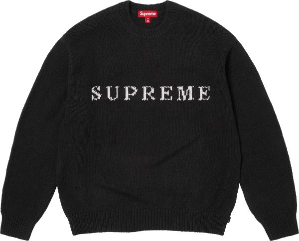 Contrast Logo Sweater