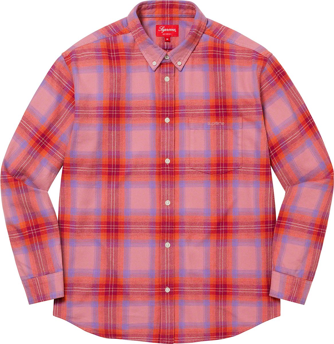 トップス Supreme Mini Plaid S/S Shirt Supreme Mini Plaid S/S Shirt Blue Men's - SS25 - US
