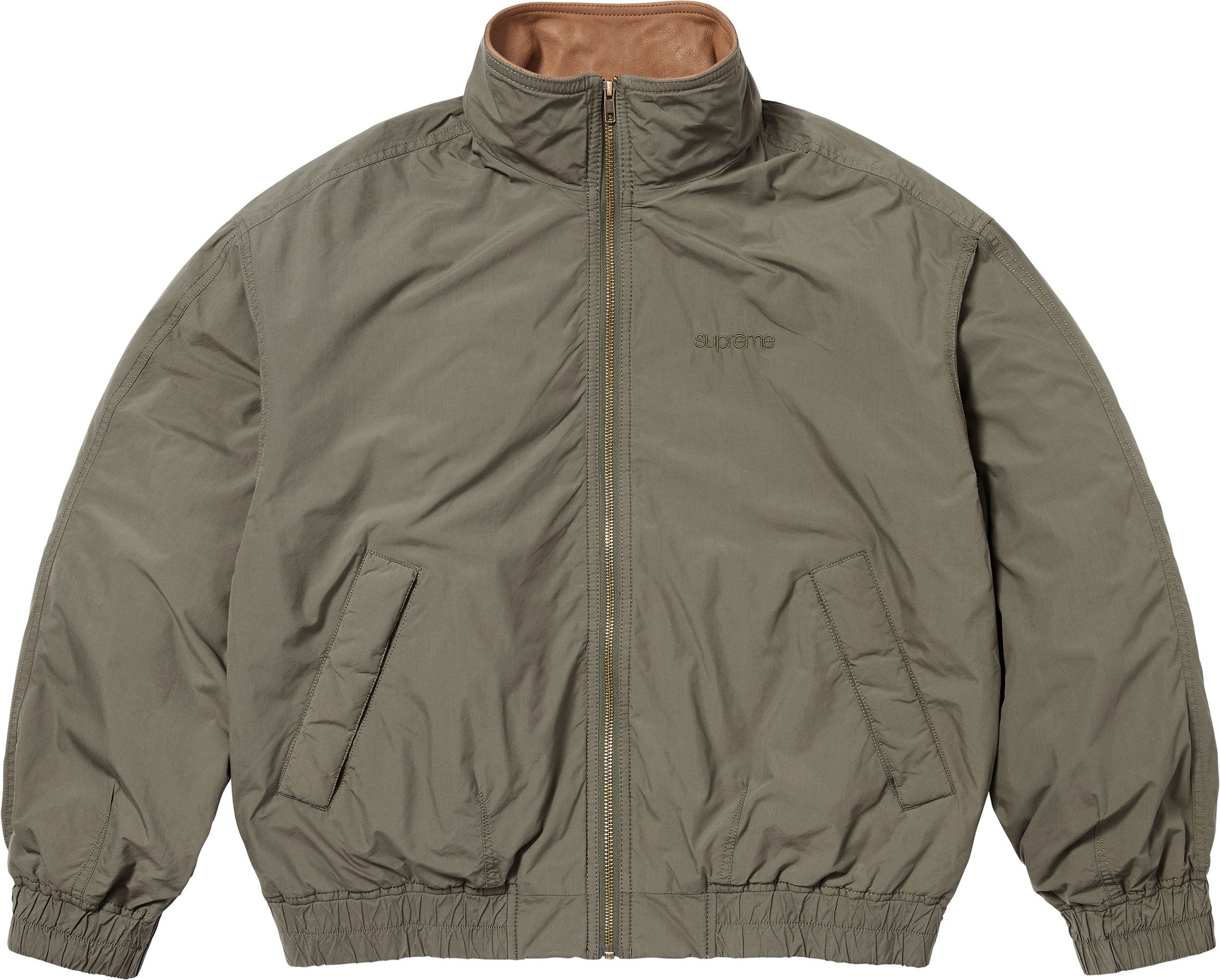 ジャケット・アウター supreme lether blazer brown Supreme Leather Blazer (SS19) - $568