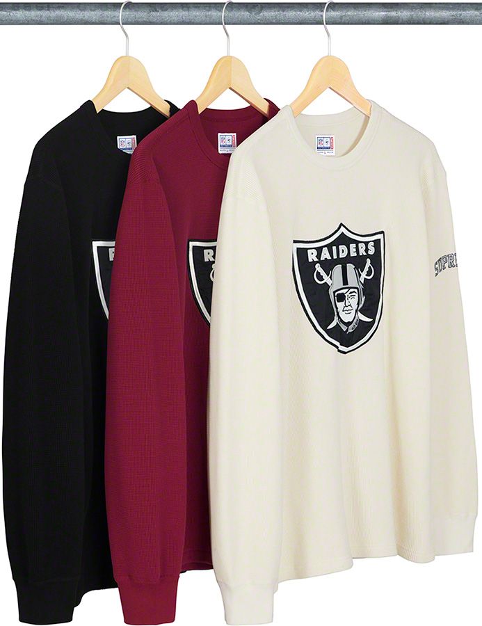 Supreme NFL Raiders '47 Thermal ロンＴ Supreme NFL Raiders '47 Thermal (SS19) - $110
