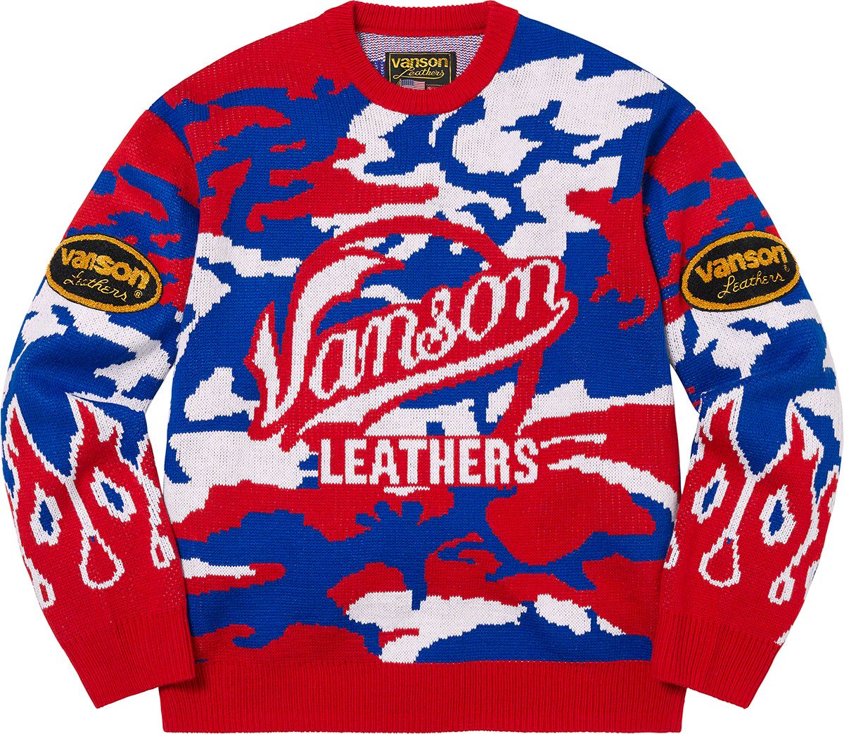 トップス supreme 22SS Vanson Leathers Sweater Supreme Vanson Leathers Sweater (SS22) - $198