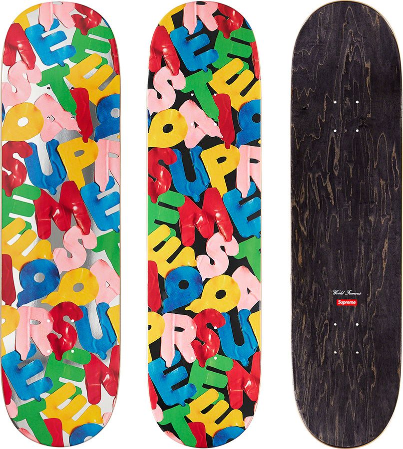 スケートボード Supreme - Supreme / Camo logo skateboard Supreme Camo Logo Skateboard Deck Blue Camo - FW20 - US