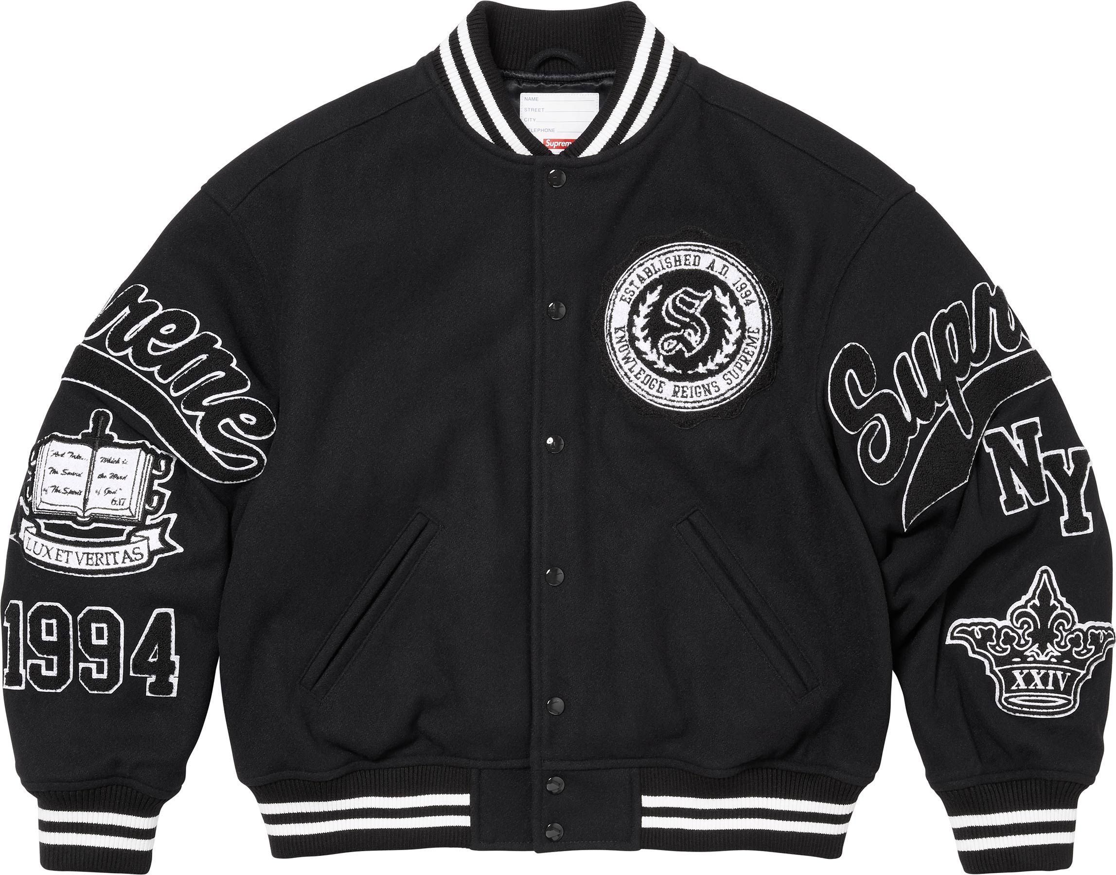 ジャケット・アウター Supreme veritas varsity jacket size S Fall/Winter 2024 Preview – Supreme