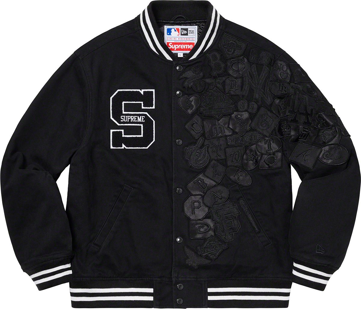 Supreme / New Era®/ MLB Varsity Jacket Supreme New Era MLB Varsity Jacket Orange Men's - SS20 - US