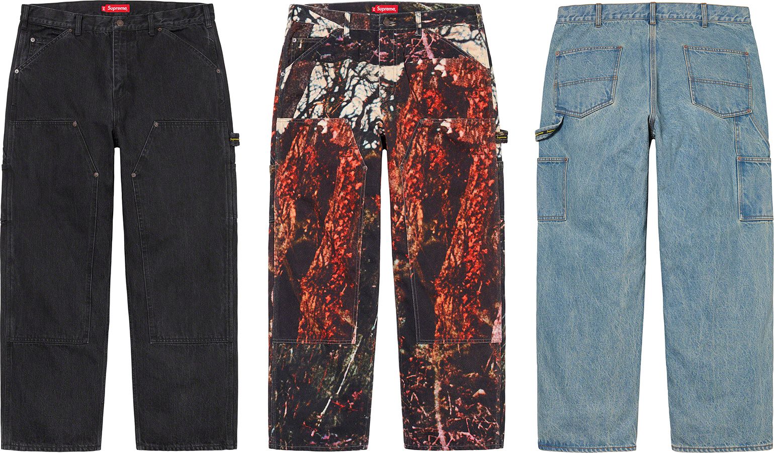 パンツ supreme Logo Stripe Jacquard RegularJean Supreme Logo Stripe Jacquard Regular Jean (FW20) - $168
