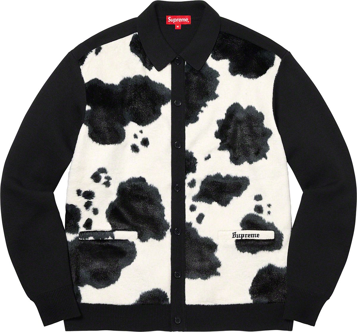 supreme cow print cardigan シュプリーム　カーディガン SUPREME サイズ: L 21AW Cow Print Cardigan ¥51,920(tax in