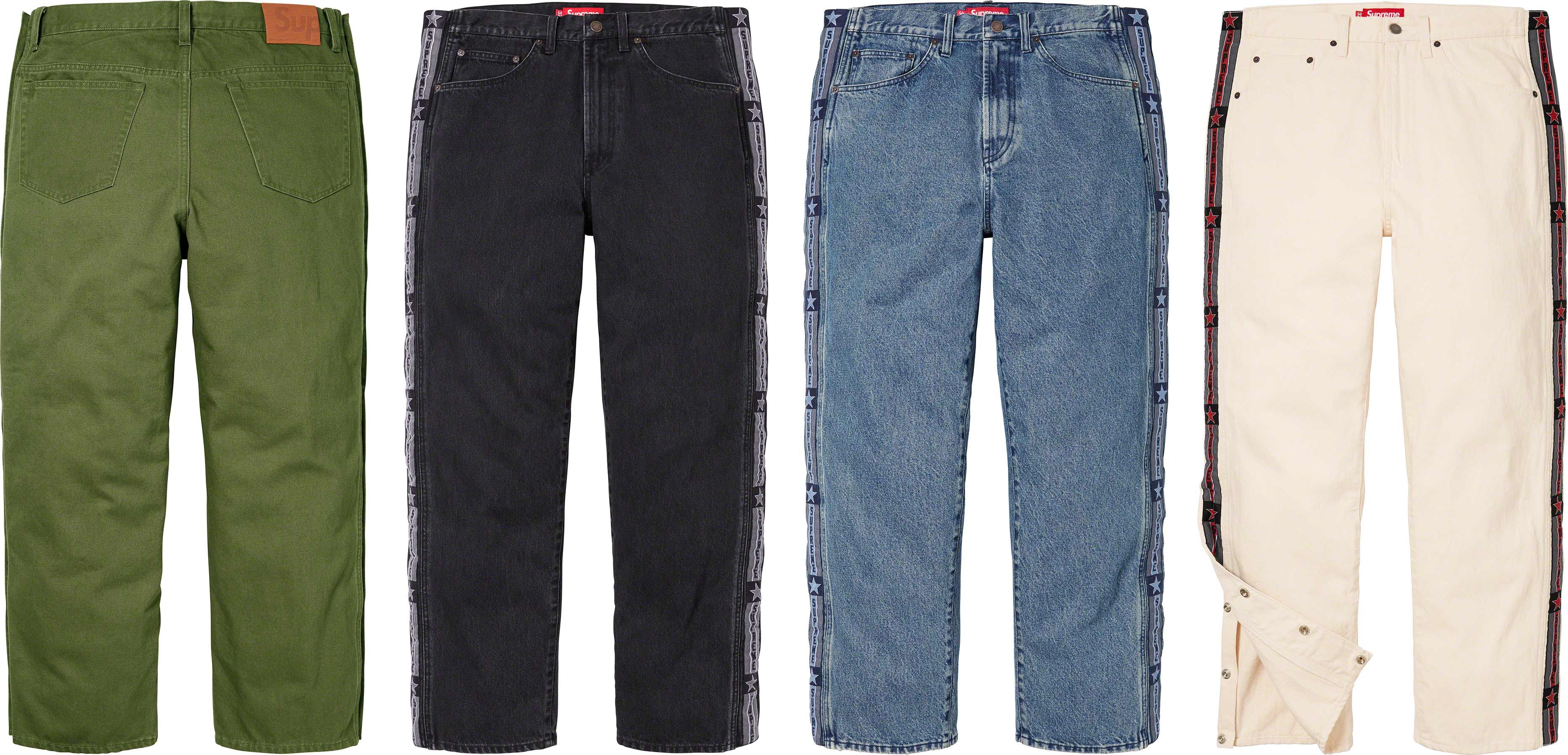 パンツ Supreme 23aw Needle Punch Regular Jean Supreme Needle Punch Regular Jean (FW23) - $188