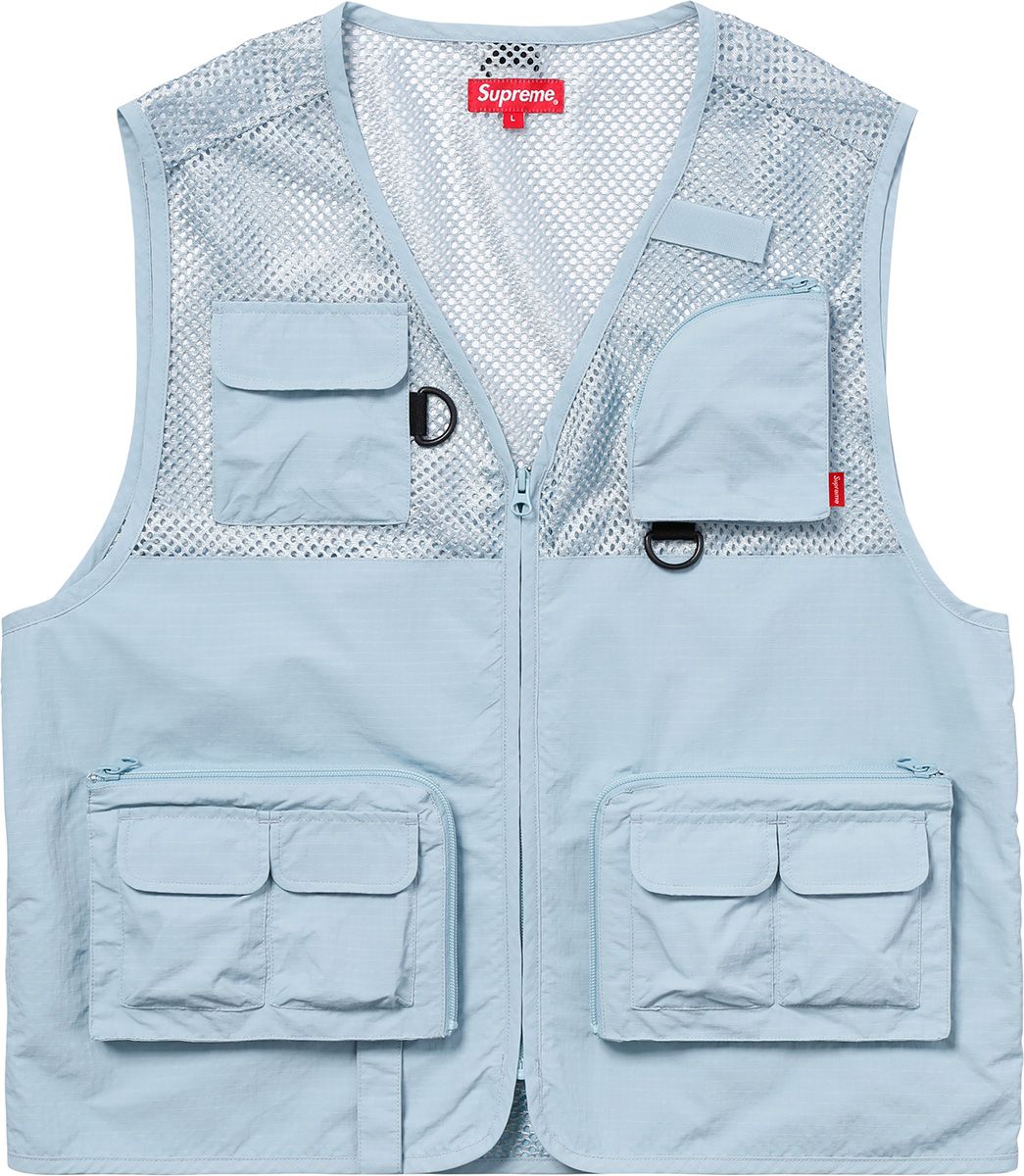SUPREME シュプリーム 18SS Mesh Cargo Vest Spring/Summer 2018 Preview – Supreme
