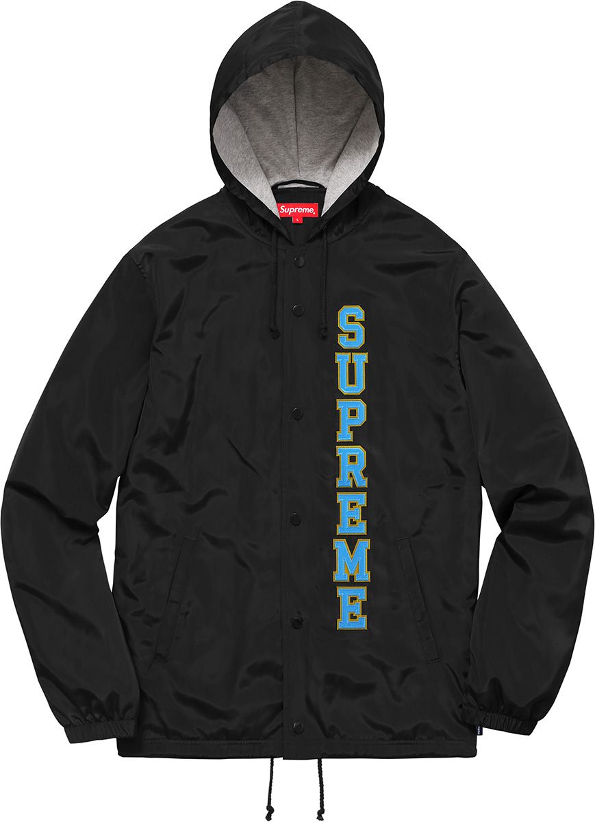 ジャケット・アウター Supreme/Vertical Logo Hooded Coache/S Spring/Summer 2017 Preview – Supreme