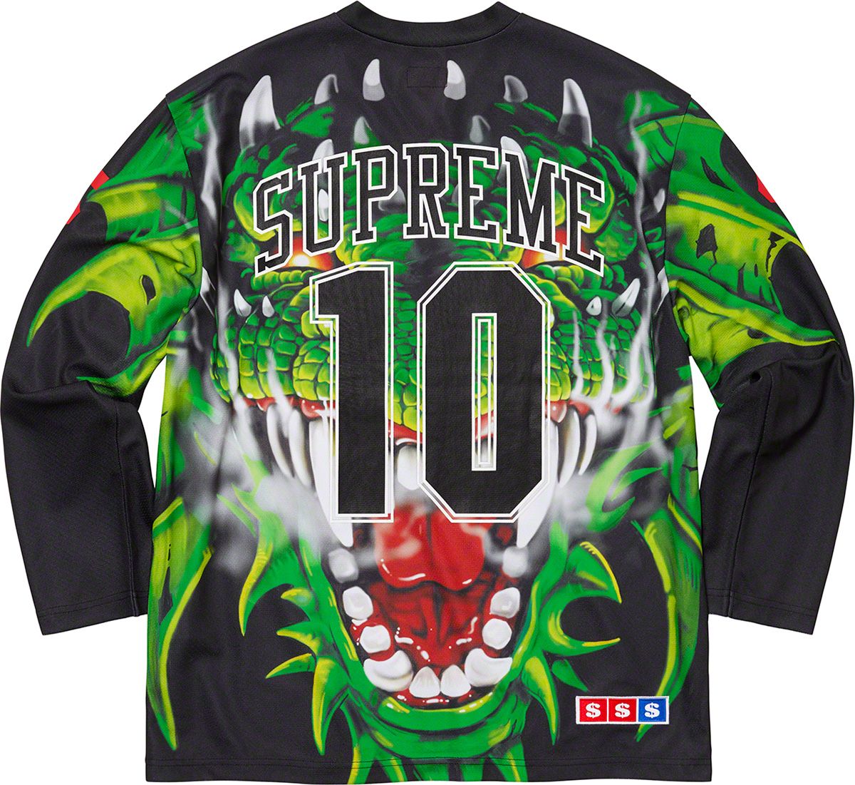トップス Supreme Velvet Baseball Jersey Supreme Velvet Baseball Jersey Black Men's - SS25 - US