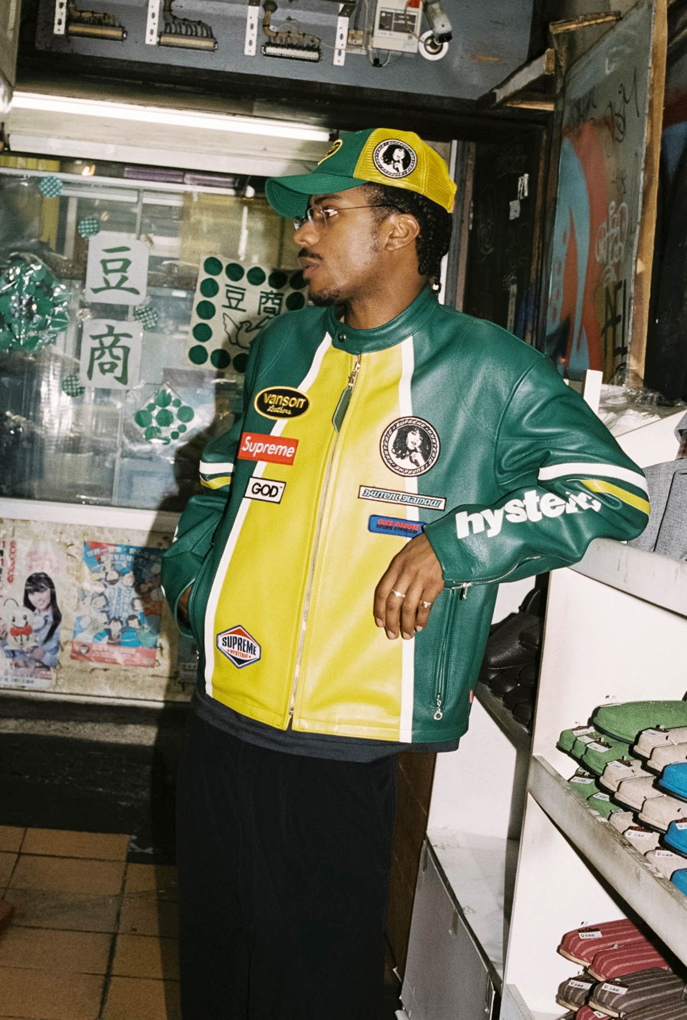 Supreme×HYSTERIC GLAMOUR Varcity Supreme HYSTERIC GLAMOUR Varsity Jacket (FW24) - $698