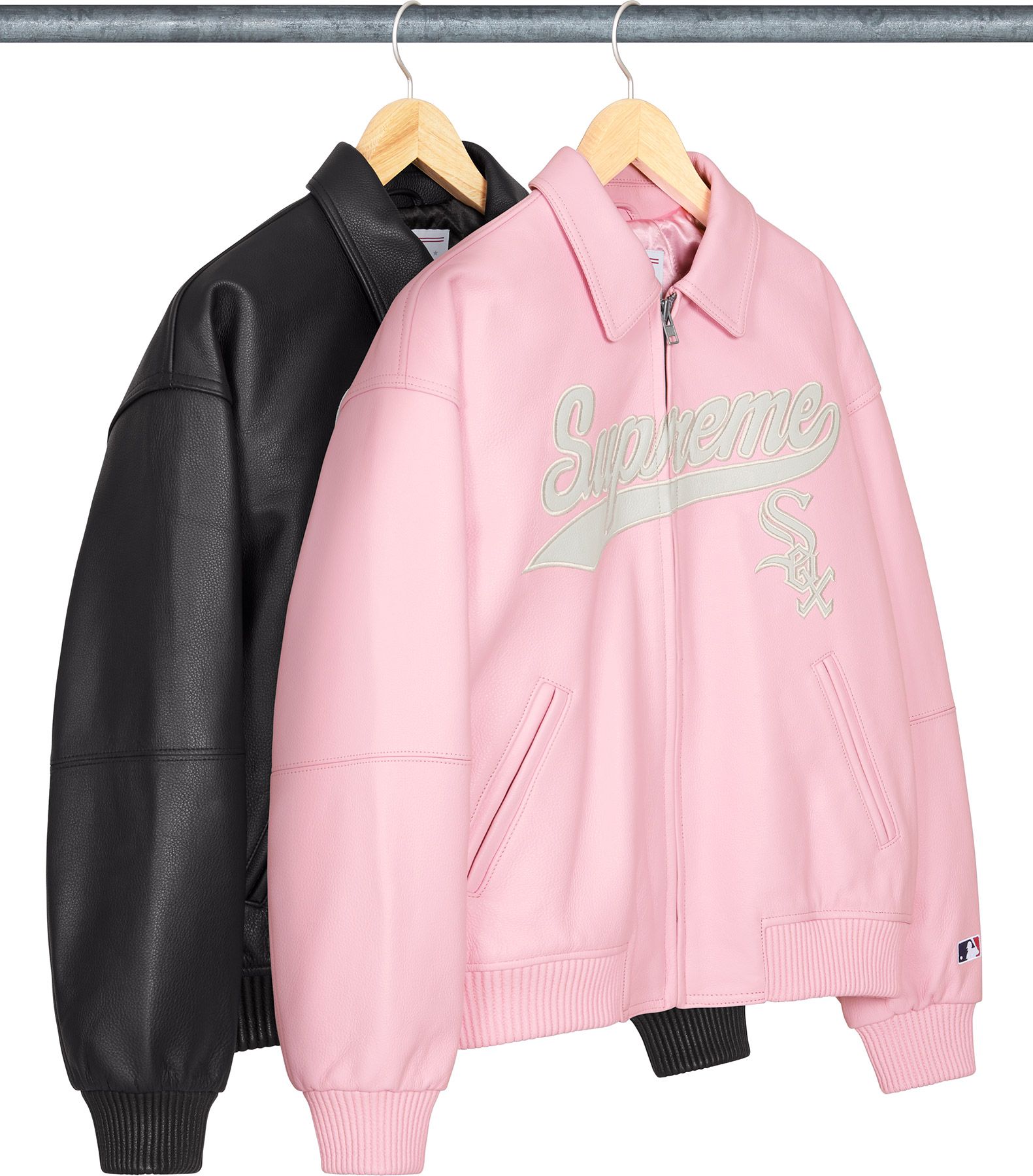 ジャケット・アウター porkchop STADIUM JACKET Lsize PORKCHOP Stadium Jacket XL Black/Blue