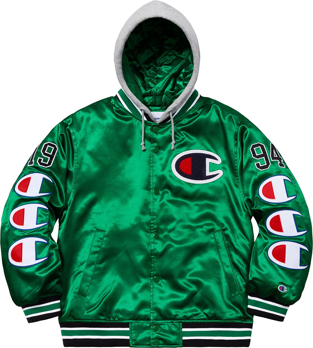 ジャケット・アウター Supreme/Champion Hooded Satin Jacket Fall/Winter 2018 Preview – Supreme