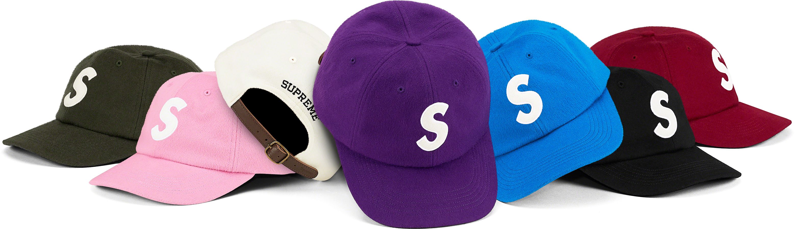 美品　シュプリーム × ロロ ピアーナ　Wool　S Logo　6-Panel Fall/Winter 2021 Preview – Supreme