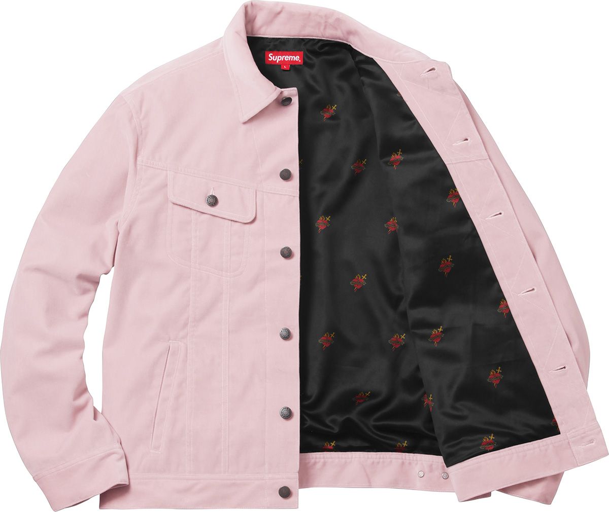 ジャケット・アウター Supreme velvet trucker jacket M Fall/Winter 2017 Preview – Supreme