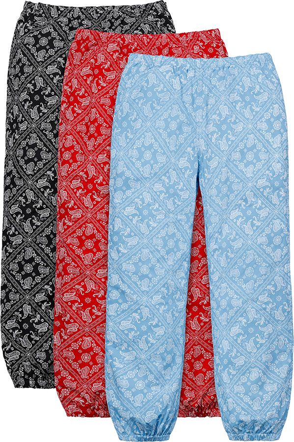 Supreme バンダナトラックパンツ Spring/Summer 2018 Preview – Supreme