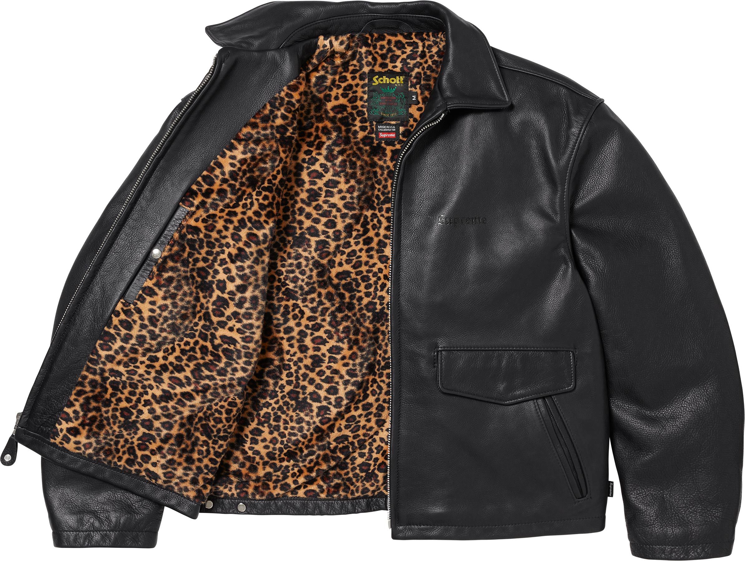 Supreme Schott Suede A-2 Cheetah Sサイズ Supreme Schott Suede A-2 (SS18) - $638