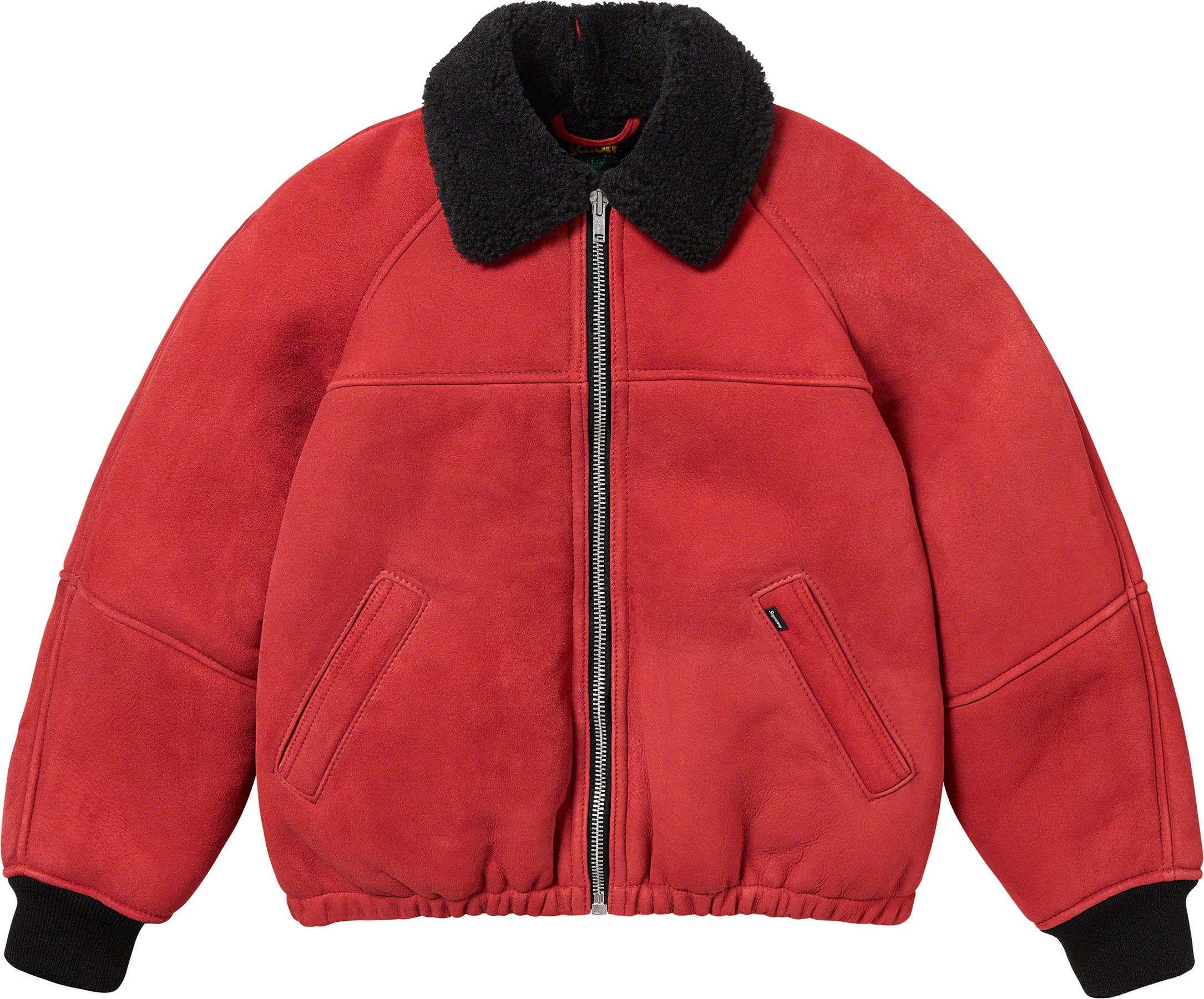 ジャケット・アウター Supreme Shearling Lined Bomber Jacket M org.jpg