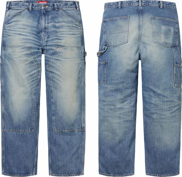 Worn Double Knee Denim Painter Jean