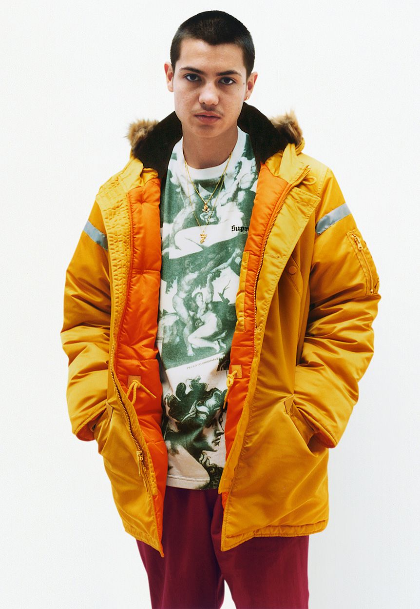 [126M887] Supreme 17FW Brushed Twill Script 6-Panel シュプリーム ブラッシュド ツイル スクリプト 6パネル キャップ レッド 未使用品 Fall⁄Winter 2017 Lookbook \u2013 Supreme