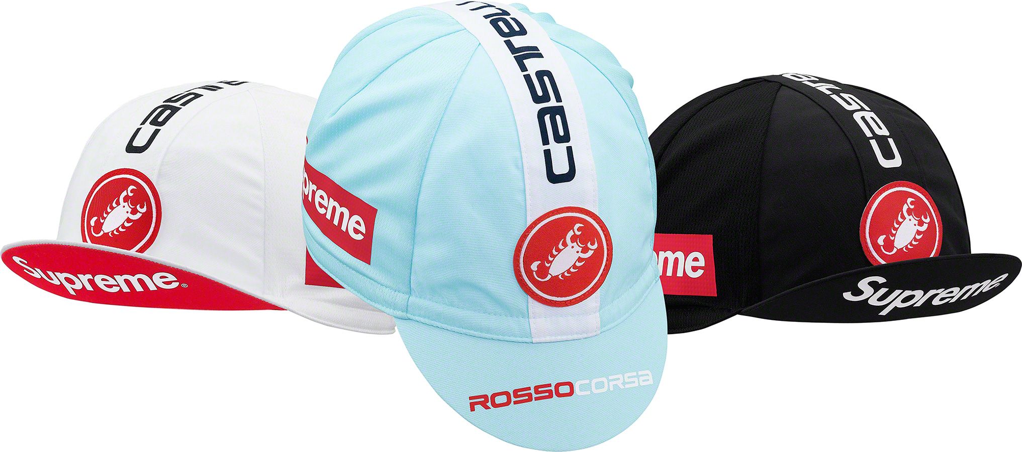 ウェア Supreme x Castelli Cycling Cap Supreme Castelli Cycling Cap Black - SS19 - US