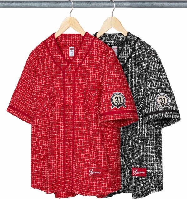 Bouclé Baseball Jersey