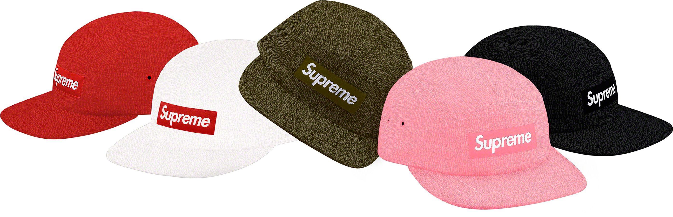 「Supreme」 Fuck Jacquard 5-Panel cap Supreme Fuck Jacquard 5-Panel Navy | Hype Supply