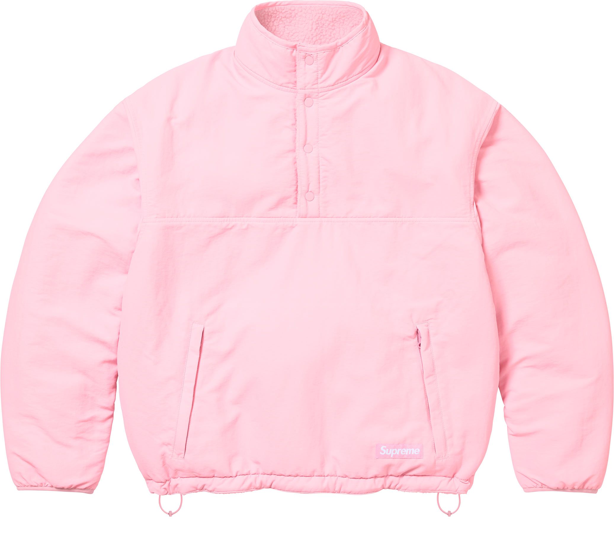 新品 Supreme Polartec Reversible Pullover Supreme Polartec Shearling Reversible Pullover (FW23) - $198