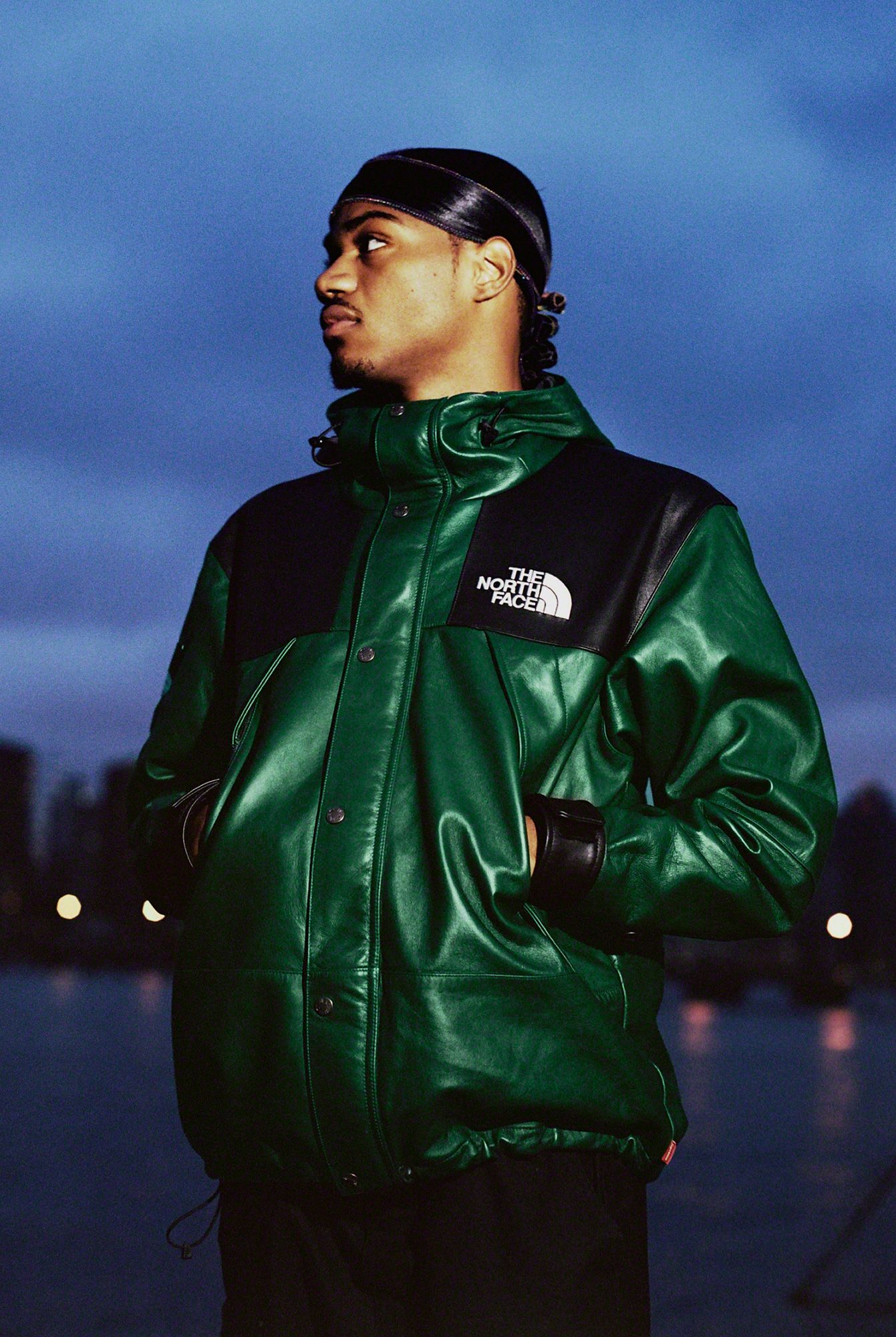 THE NORTH FACE supreme レザー マウンテン Supreme The North Face Leather Mountain Parka (FW18) - $1098