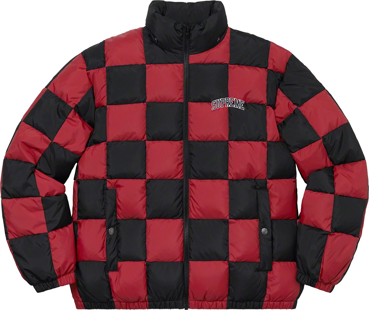 ジャケット・アウター SUPREME 19AW Checkerboard Puffy Jacket Supreme(シュプリーム) / 19AW/Checkerboard Puffy Jacket