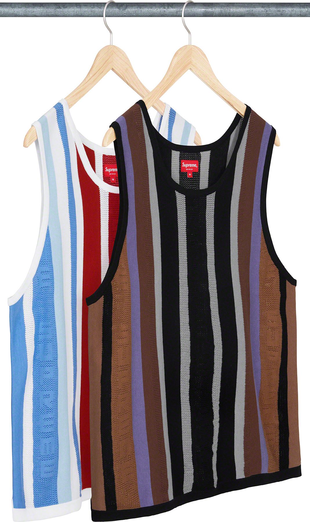 Supreme knit ストライプ タンクトップ L Supreme Knit Stripe Tank Top (SS19) - $98