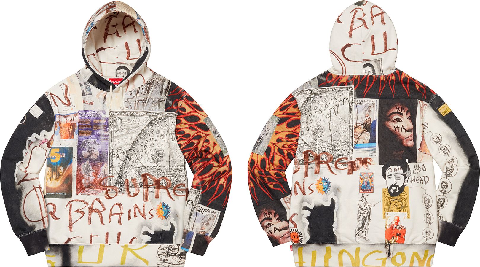希少Supreme 20FW Icy Arc Hooded Sweatshirt Supreme Icy Arc Hooded Sweatshirt (FW20) - $168